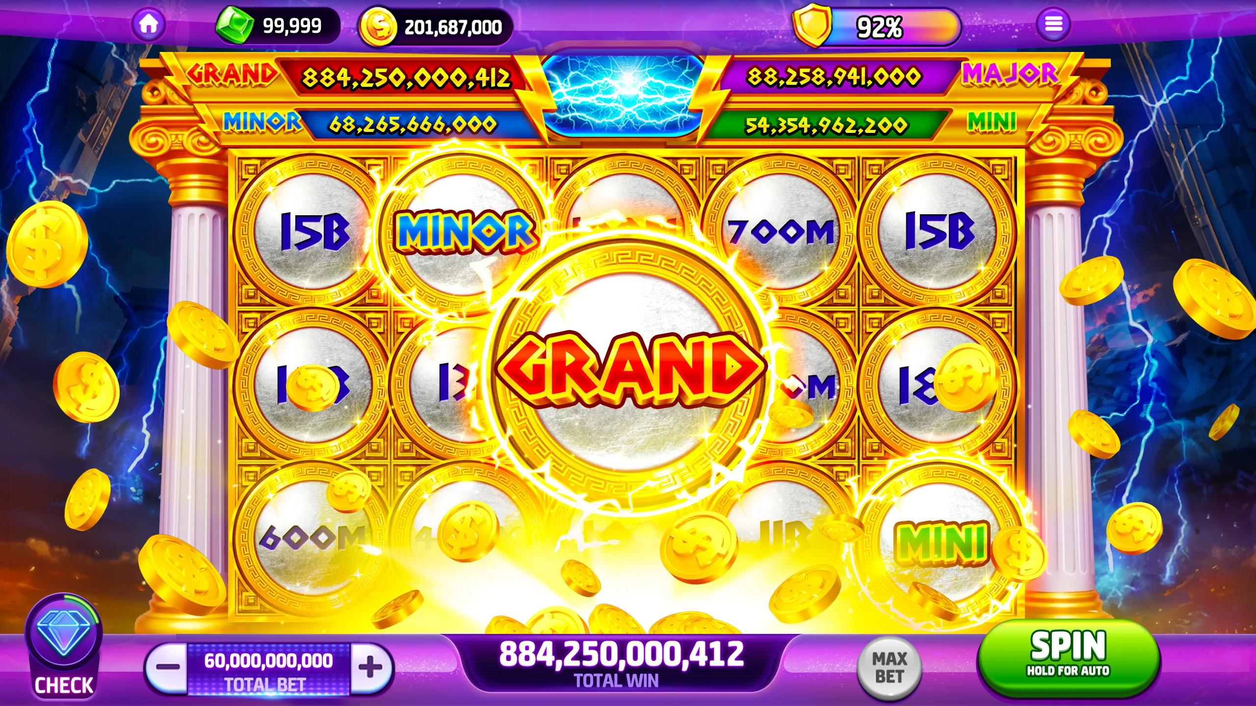 Ảnh chụp màn hình Gamebet - Bảng điều khiển trò chơi